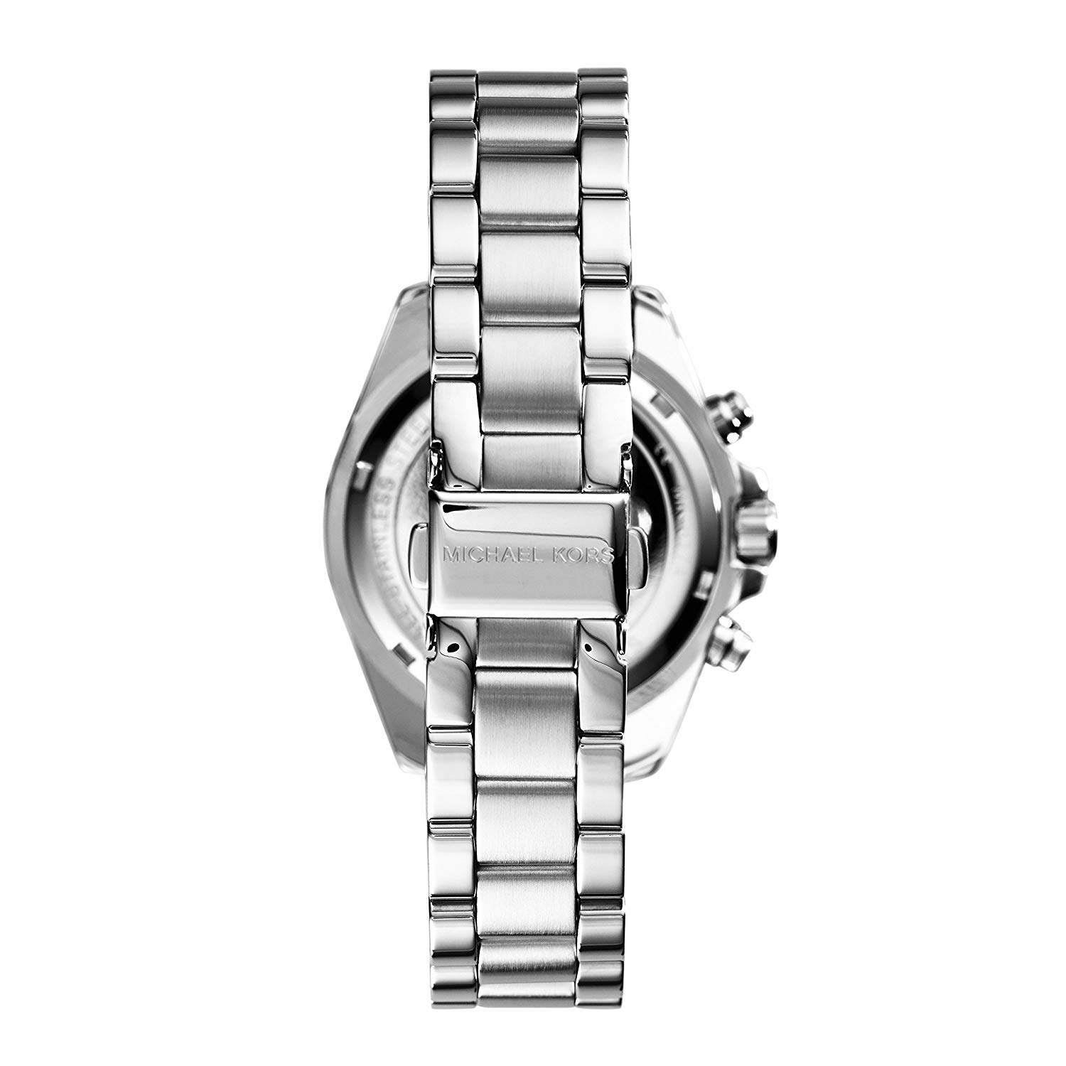 Michael Kors Mini Bradshaw Womens Quartz Watch with Silver Dial and Silver Stainless Steel Bracelet MK6174 - Image 3