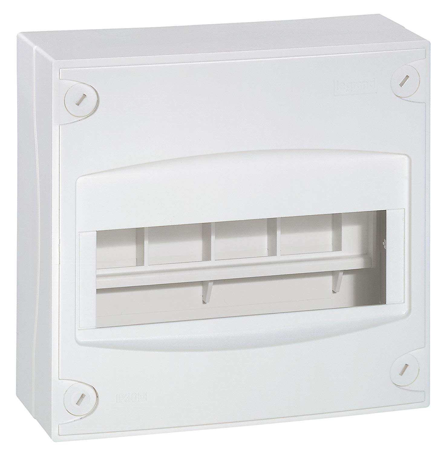 Legrand - Retrofit Case - 9 Modules - 180 x 190 x 83 mm - with Ground Clamp, White, 8-9 / 180 x 190 x 53