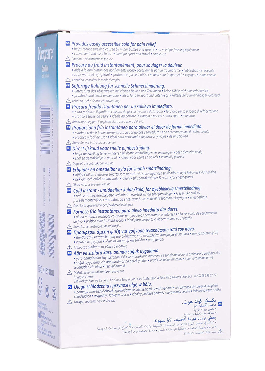 Nexcare Cold/Hot Instant Double Pack, Blue, Standard - Image 3