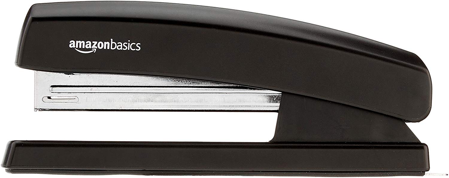 Amazon Basics Stapler with 1000 Staples, Black BigaMart