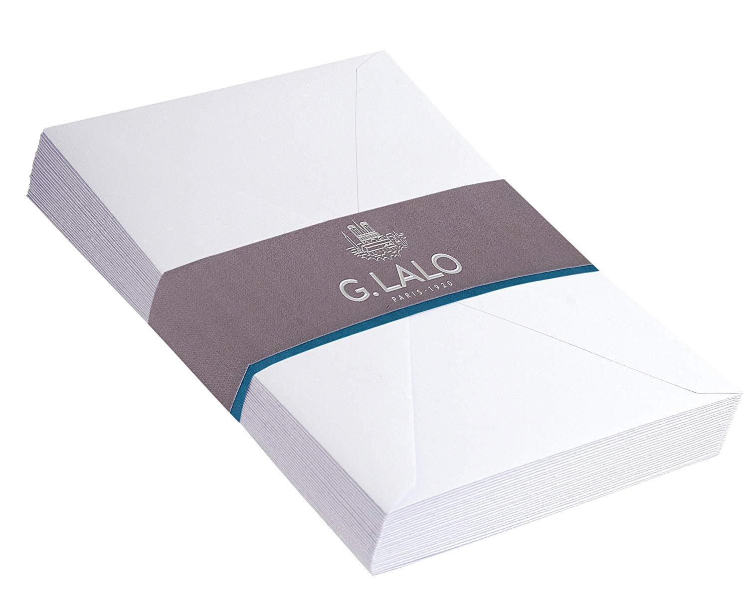 Lalo 19101L, Velin de France. Film-Wrapped Pack of 25 White gummed envelopes Diploma Size: 13,1x19 cm 120g - Image 2