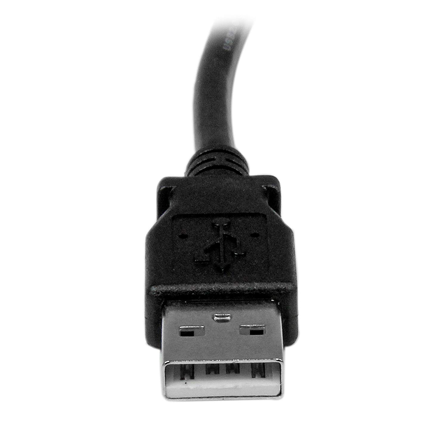StarTech.com 2m USB 2.0 A to Right Angle B Cable - M/M, Black, 6 ft/2 m - Image 3