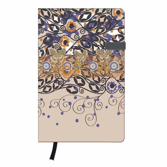 Herlitz A5 My Book Lady Romantic Design Hardcover Notebook with Magnetic Closure and Pen Loop - Image 4