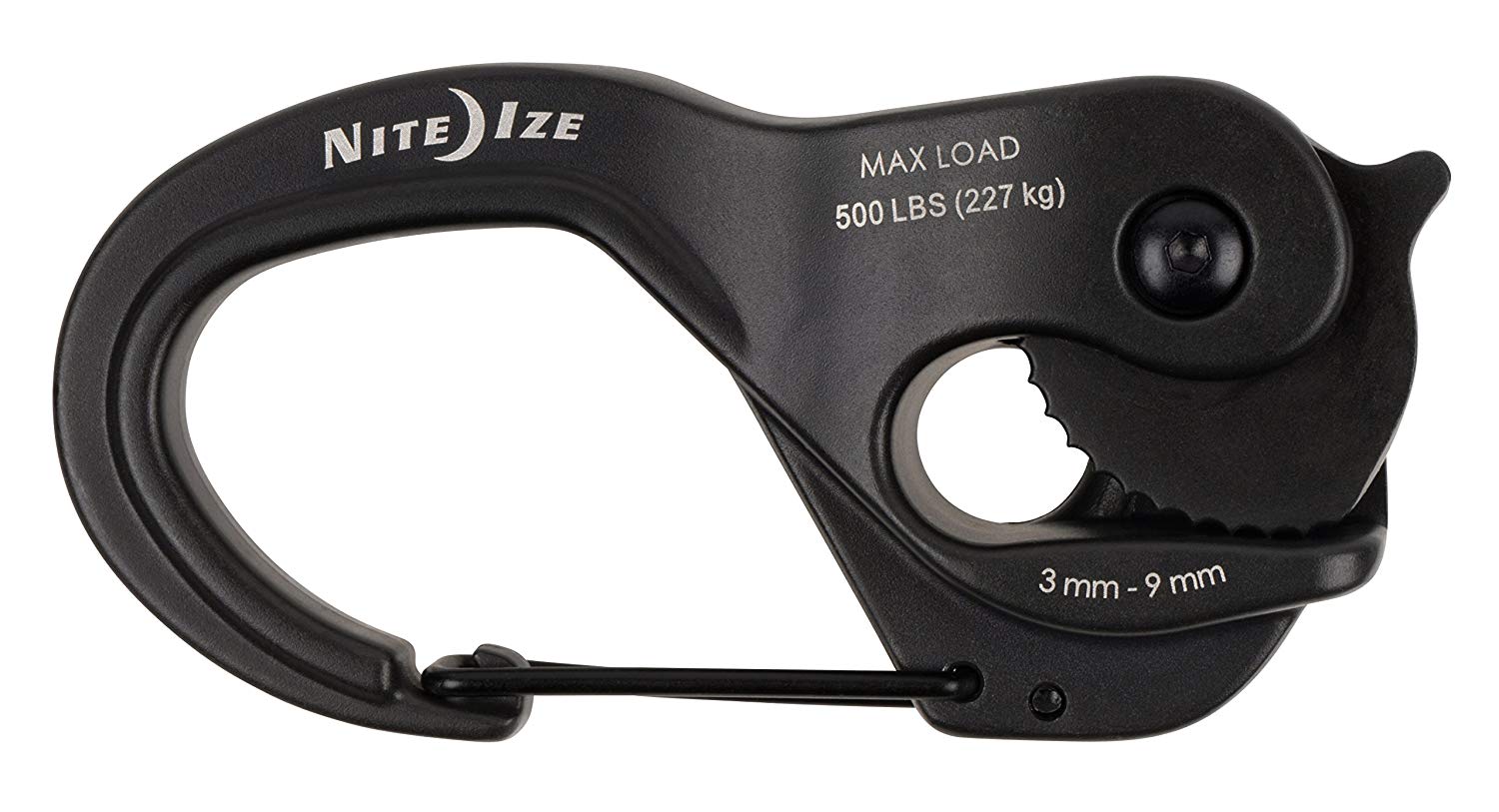 Nite Ize NCJLA-01-R3 Cam Jam XT Aluminum Cord Tightener, Black, Large - Image 2