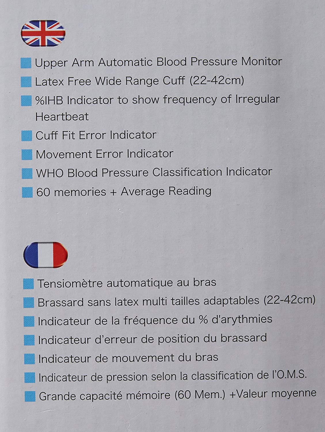 A&D Medical UA-767S-W Blood Pressure with Wide Range Cuff and AFib screening - Image 4