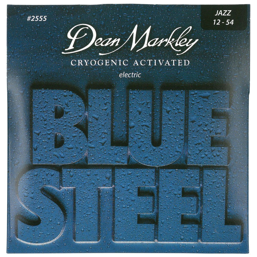 Dean Markley 2555 .012 - .054 Blue Steel Electric Jazz Guitar Strings, 2555 - NickelSteel Electric Jazz