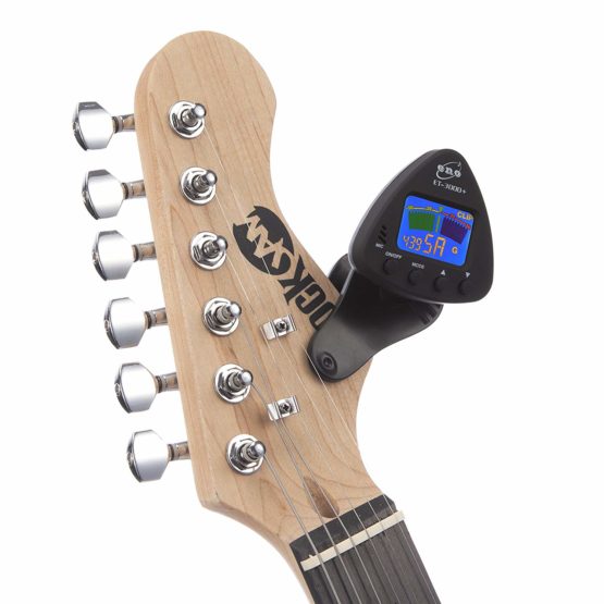 ENO 20537 Clip on Guitar Tuner Clip on Ukulele Tuner Bass Tuner Violin Tuner Chromatic Tuner with Battery Included - Image 4