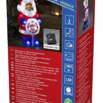 Konstsmide 6139-203 LED Acrylic Figure"Baby Reindeer"/Outdoor Christmas Lights (IP44) 32 Ice White LED Lights/Transparent Cable, 38 x 29cm