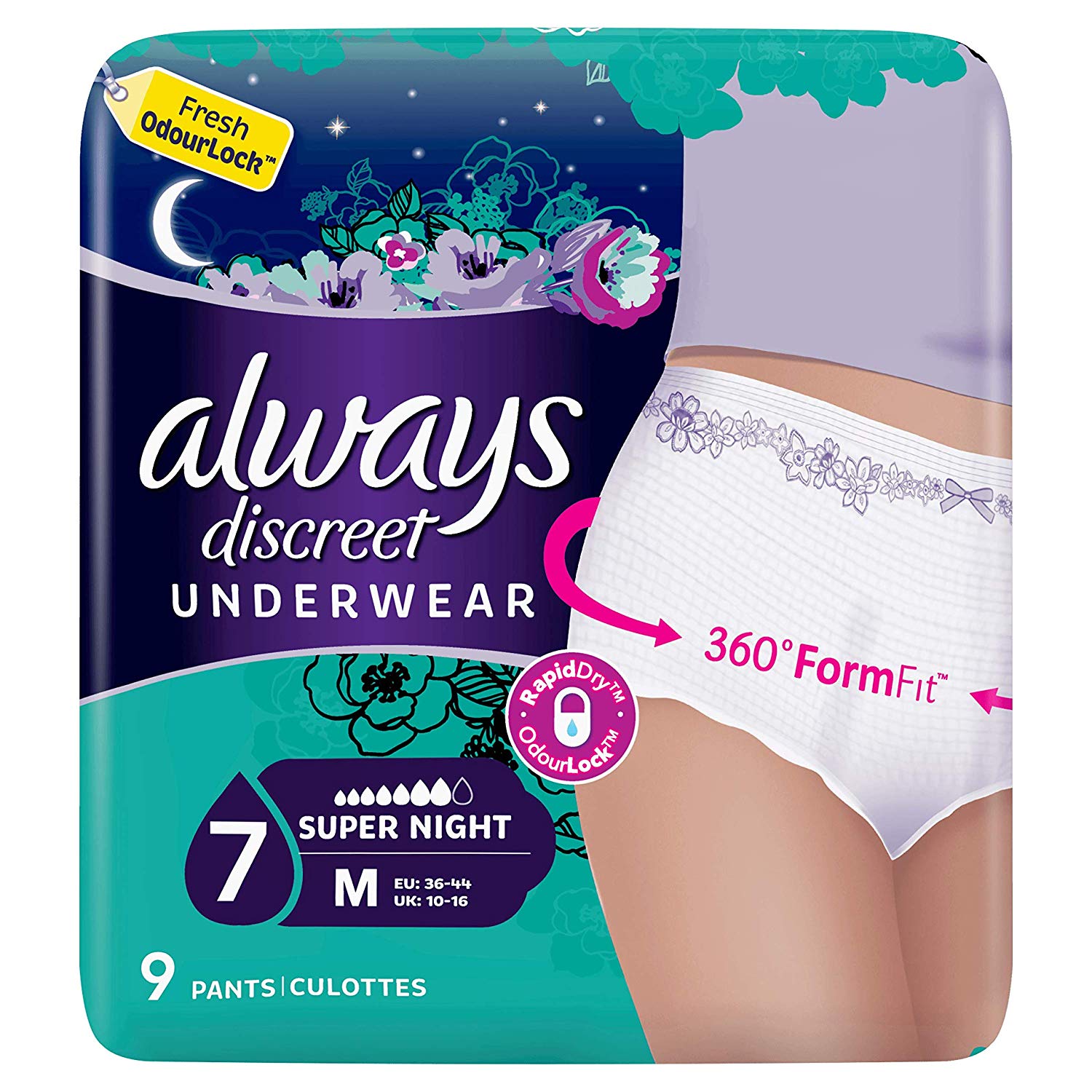 Always Discreet Incontinence Pants for Incontinence / Incontinence