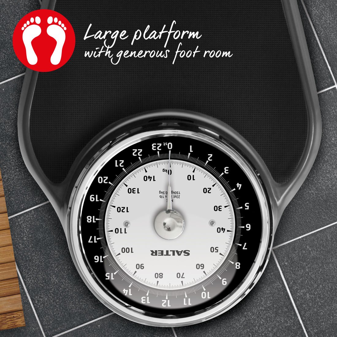 Salter Mechanical Bathroom Scales Fast, Accurate, Reliable Weighing
