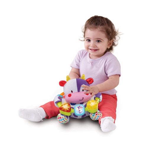 VTech- Muusical Cow Interactive Baby Plush with Soft, Multi-Colour, Single (3480-166022) - Image 2