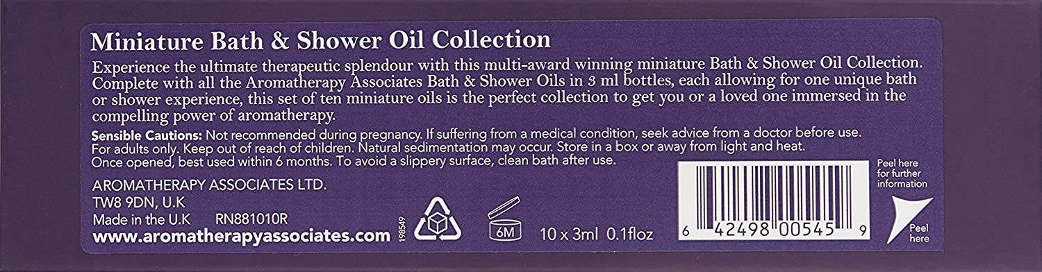 Aromatherapy Associates Discovery Collections Miniature Bath & Shower Oil Set, 10 x 3 ml - Image 3