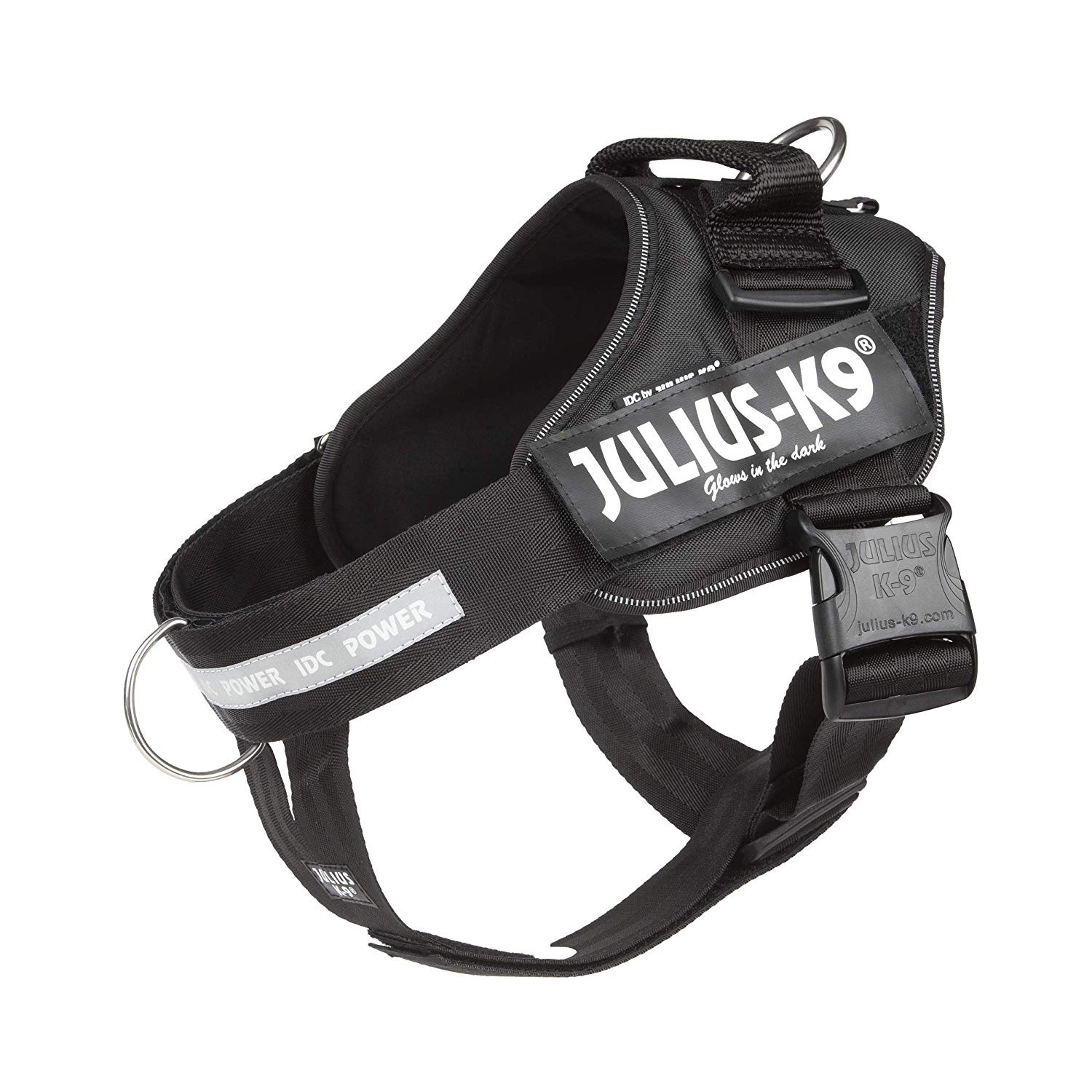 Julius-K9 Idc Dog Harness with Front Control Belt, Black, L/1 - Image 3