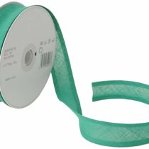 Inastri 25/5/5 mm Cotton Bias Binding, Green