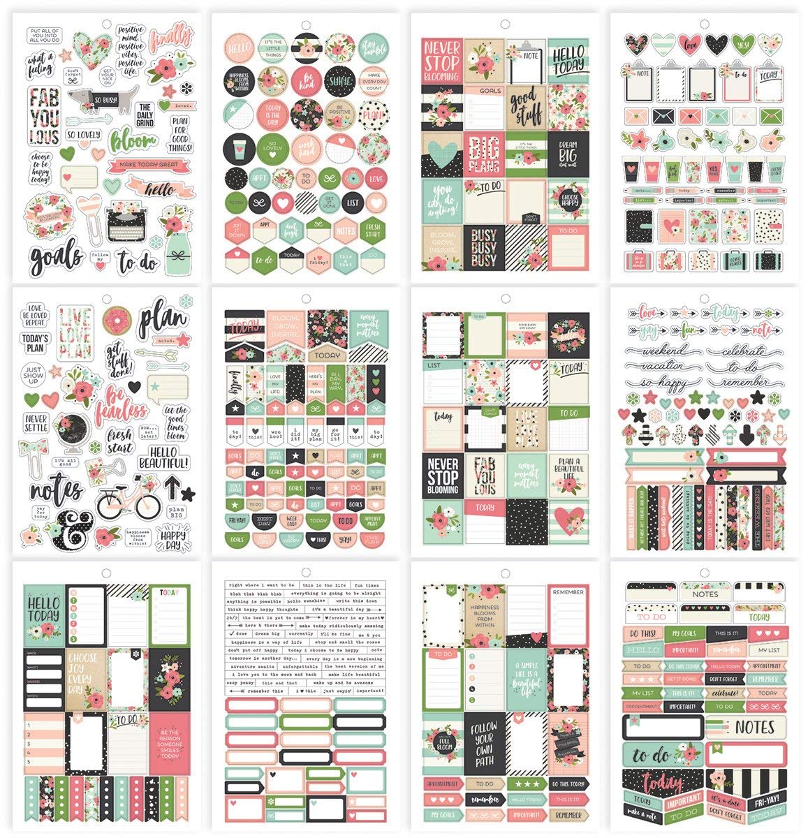 Simple Stories Bloom Sticker Tablet, Multicoloured, 21 x 14 x 0.4 cm - Image 2