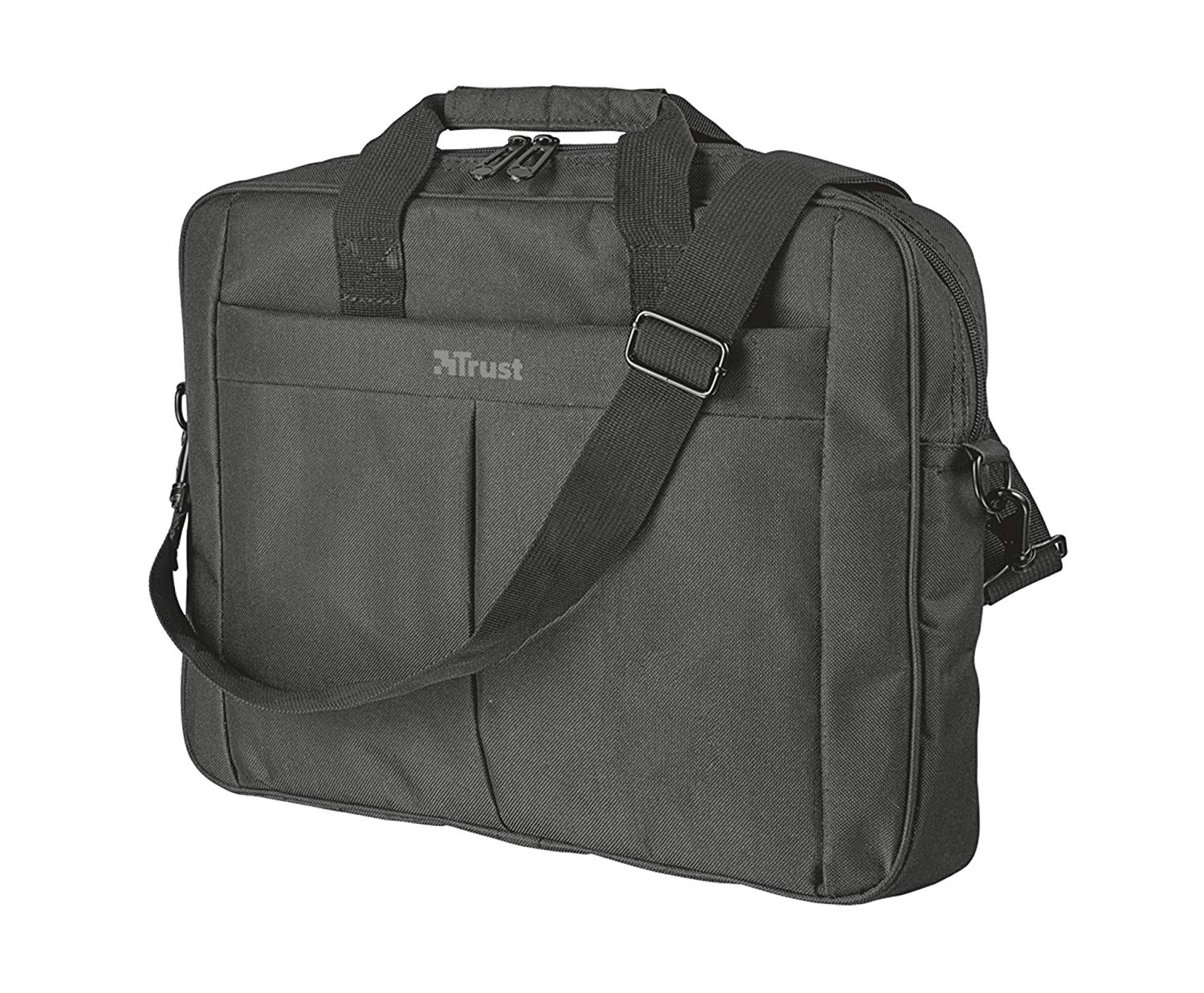 Trust Primo Laptop Bag 16 Inch, Work Bag with Padded Interior, Adjustable Shoulder Strap, Dual Metal Zippers