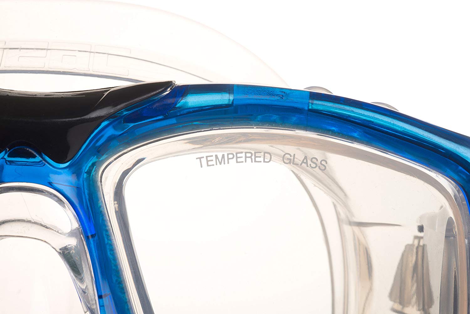 SEAC One, Diving Mask for Scuba Diving Snorkeling, Free Diving and Spearfishing, Replaceable Lenses, transparent/black, standard - Image 2