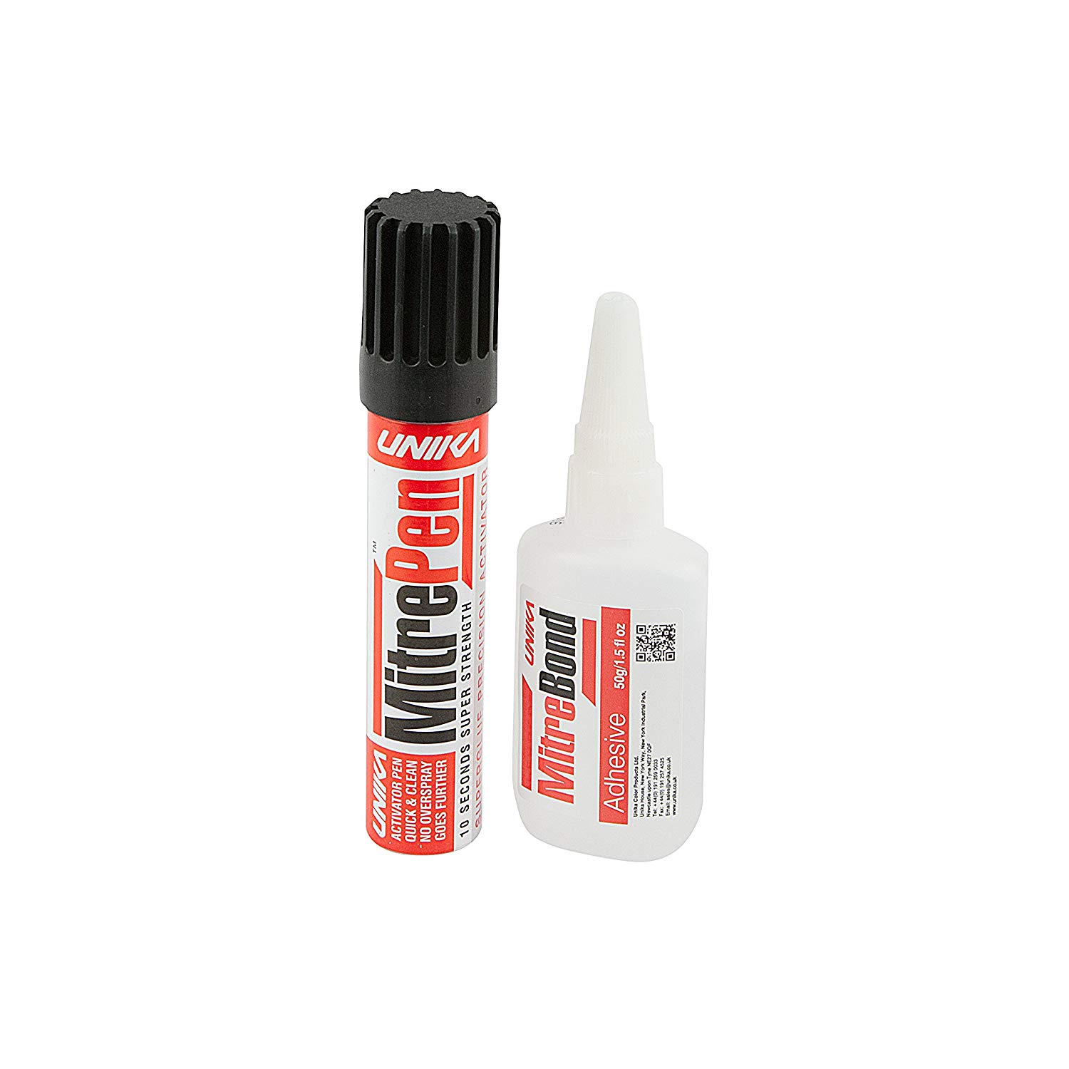 Unika MitreBond Mitre Pen Super Glue Activator and Adhesive Multipack - Image 3