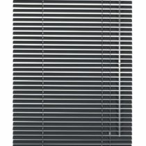 GARDINIA Aluminium Venetian Blinds, Visibility, Light and Glare Protection, Wall and Ceiling Mounting, Mounting Kit Included, Aluminium Venetian Blinds, Slate Grey, 70 x 175 cm (WxH)