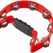 GEWA BSX Schellenring Halbmond (16-Paar verchromte Schellen) rot