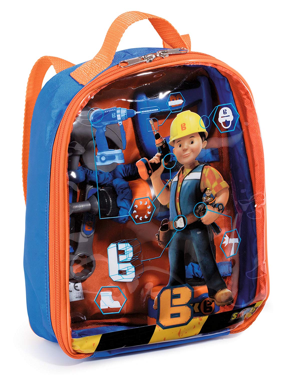 Smoby 360136 Bob The Builder Tools Bag, Blue