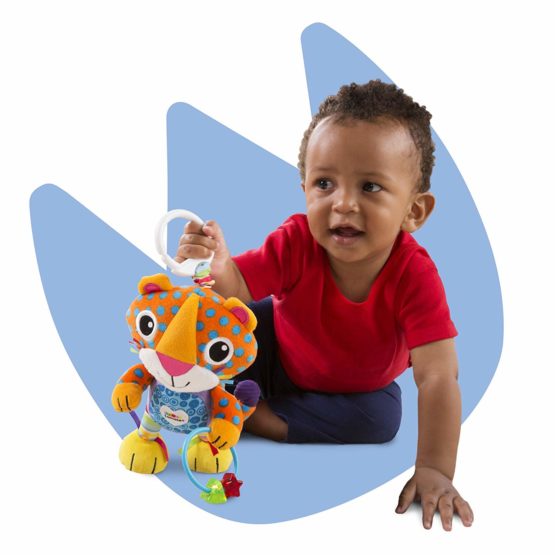 Lamaze Purring Percival - Clip On Pram and Pushchair Newborn Baby Toy Cat - Suitable from Birth - Image 3