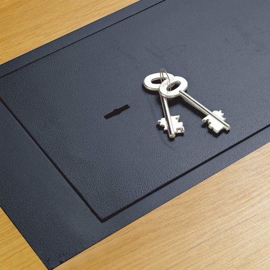 Yale Y-FLS0000 Floor Safe, Steel Construction, Steel Locking Bolts, Designed to Be Fixed To Joists/Under Floor Boards, Easy Installation 4 Litre Capacity 13 x 39 x 21 cm Hidden Home Safe - Image 3
