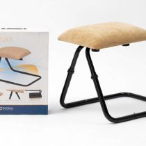 Drive Adjustable Footstool, Beige Chenille Fabric