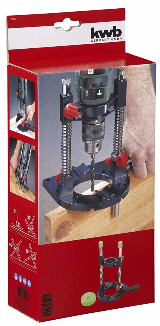 kwb 778400 Mobile Machine and Cordless Screwdriver, Drill Stand with 43 mm Euro Clamping Neck, 1 Count (Pack of 1) - Image 4