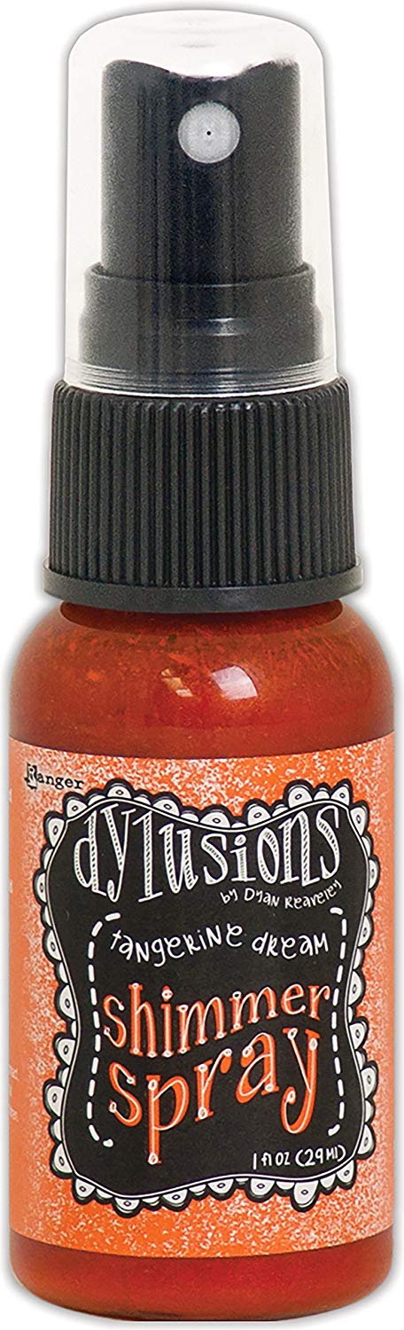 Ranger Dylusions Shimmer Tangerine Dream Spray, Synthetic Material, Orange, 9.8 x 2.9 x 2.9 cm, 30 ml