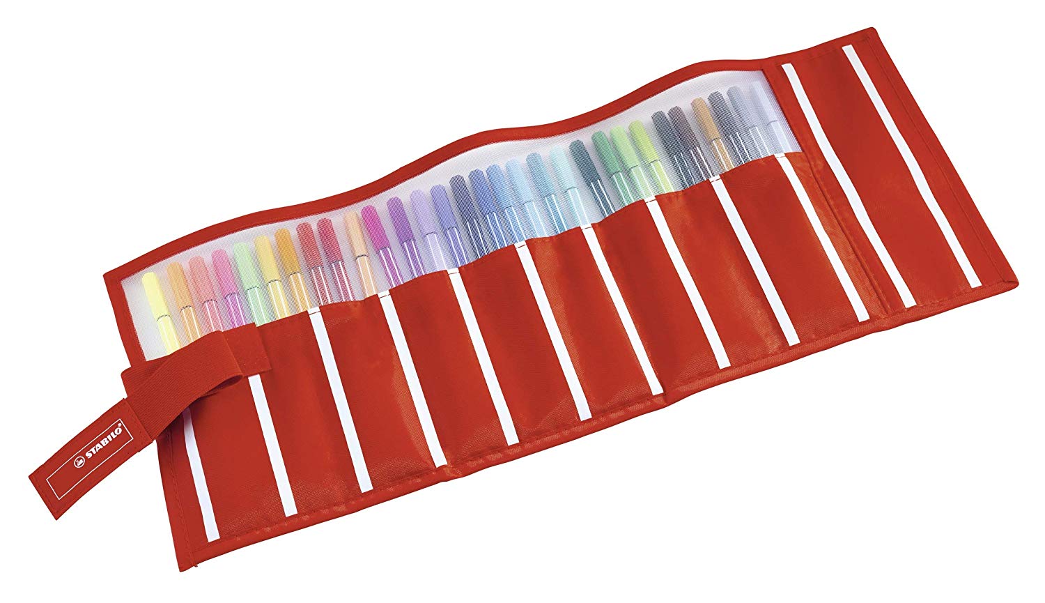 STABILO Pen 68, Premium Fibre-Tip Pen, Rollerset of 30, Assorted Colours including 5 Neon Colours - Image 3