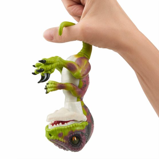 Untamed Raptor by Fingerlings - Stealth (Green) - Interactive Collectible Baby Dinosaur - By WowWee - Image 3