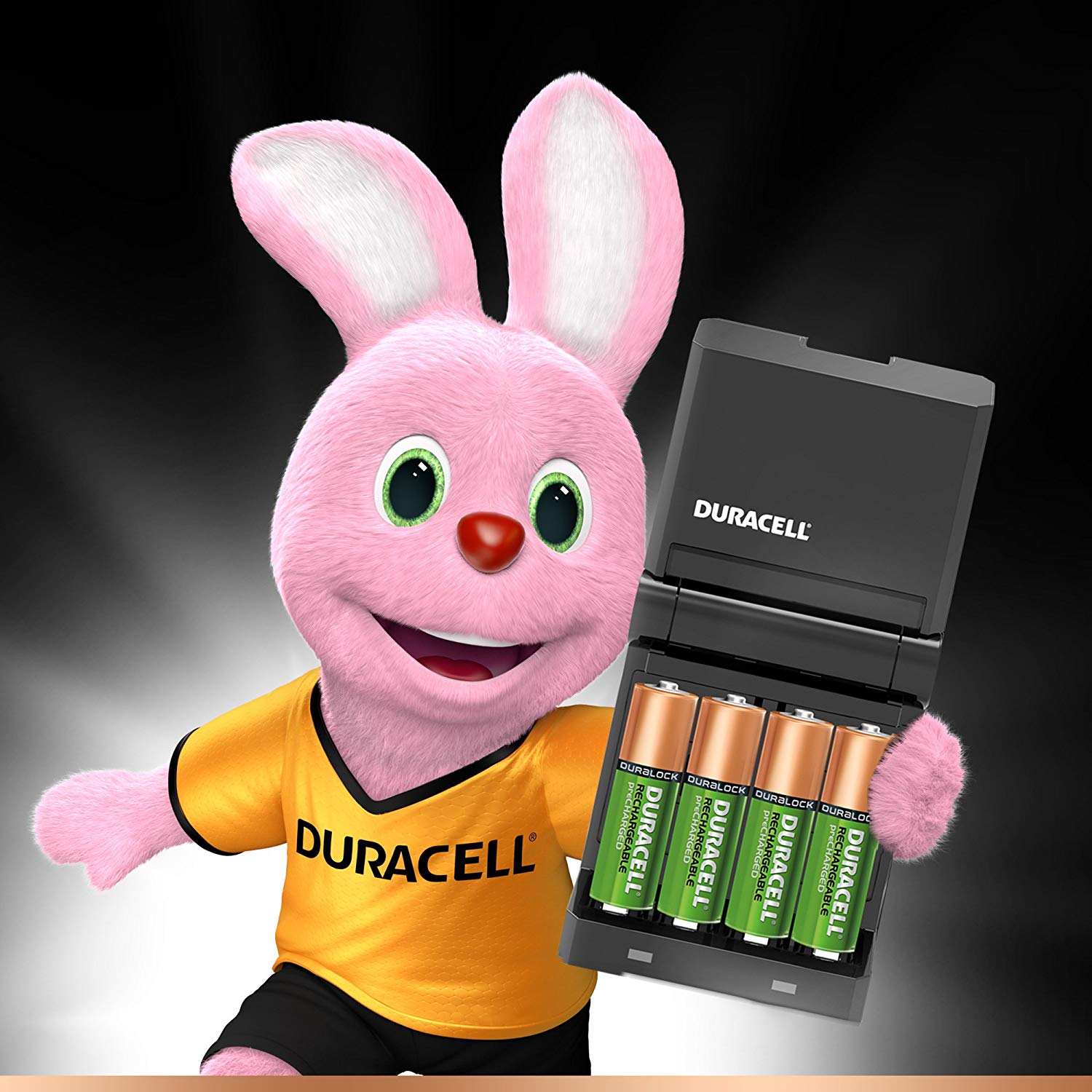 DURACELL Hi-Speed Battery Charger, 45 minutes, Compatible with AA and AAA NiMh Batteries, 2x AA 1300mAh and 2x AAA 750 mAh - Image 2