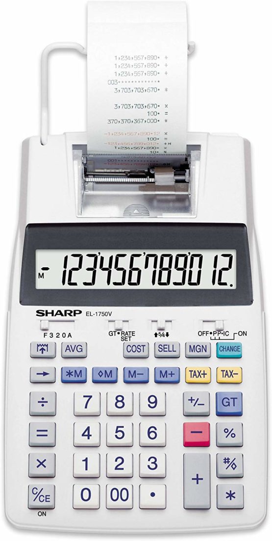 Sharp SH-EL1750V Printing Calculator - Image 2