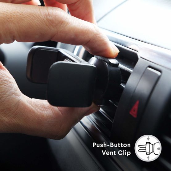 Kenu Airframe Pro, Car Holder for Smartphones, (360 Degree Pivot), (Expandable Secure Grip), Air Vent Mobile Phone Cradle - Black - Image 4
