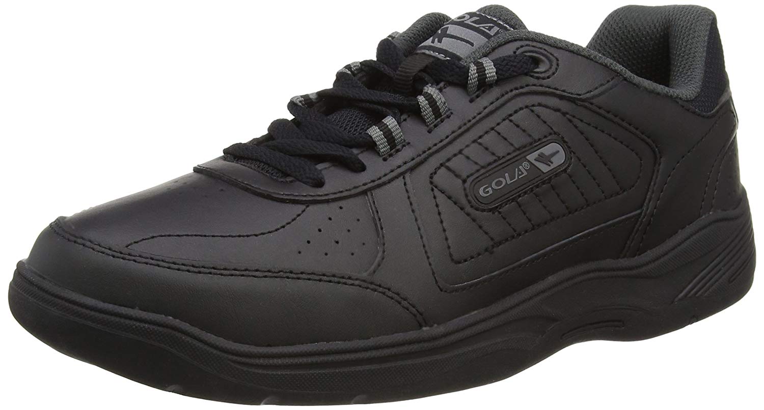Gola Sport Shoe's Belmont Lace Wide Fitness, Black/Black, 12 UK (46 EU)