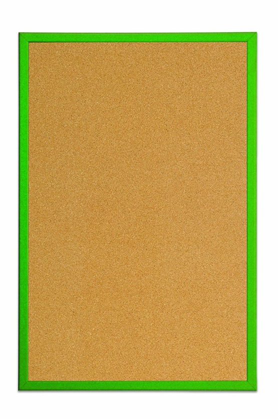 Bi-Office Cork Notice Board 60 x 40 cm Green