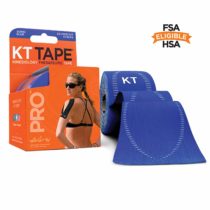 KT Tape Pro 20 Strip Synthetic Precut Kinesiology Tape, Sonic Blue, 25.4 cm