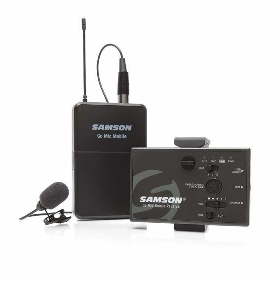 Samson Go Mic Mobile - Lavalier Wireless System for Smartphones (Transmitter & Receiver) - Black, SWGMMSLAV - Image 3