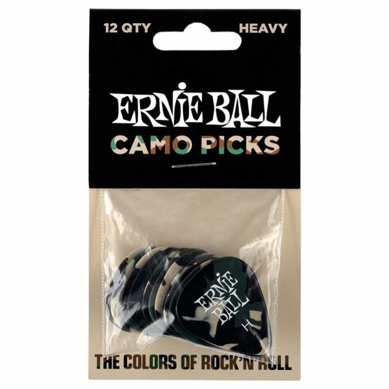 Ernie Ball P09223 Camouflage Cellulose Heavy bag of 12