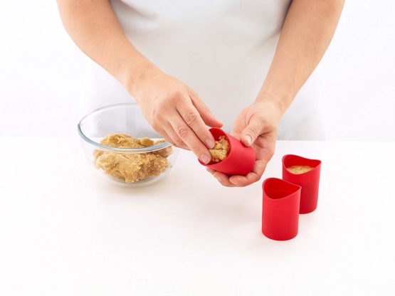 Lékué Cookie Glass, Silicone, Red, 5 x 5 x 6.8 cm - Image 3