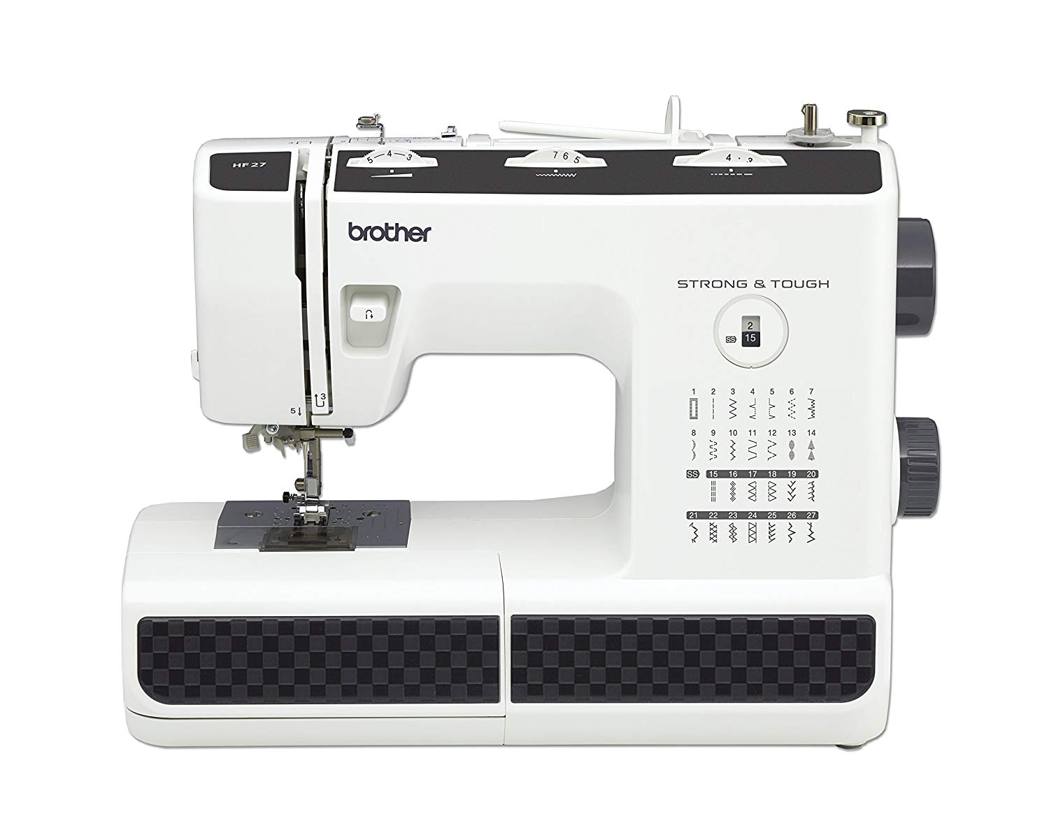 Brother HF27 Strong & Tough, Heavy Duty Electronic Sewing Machine,48 x 25.80 x 37.50 cm, Multicolor, Multi-colour
