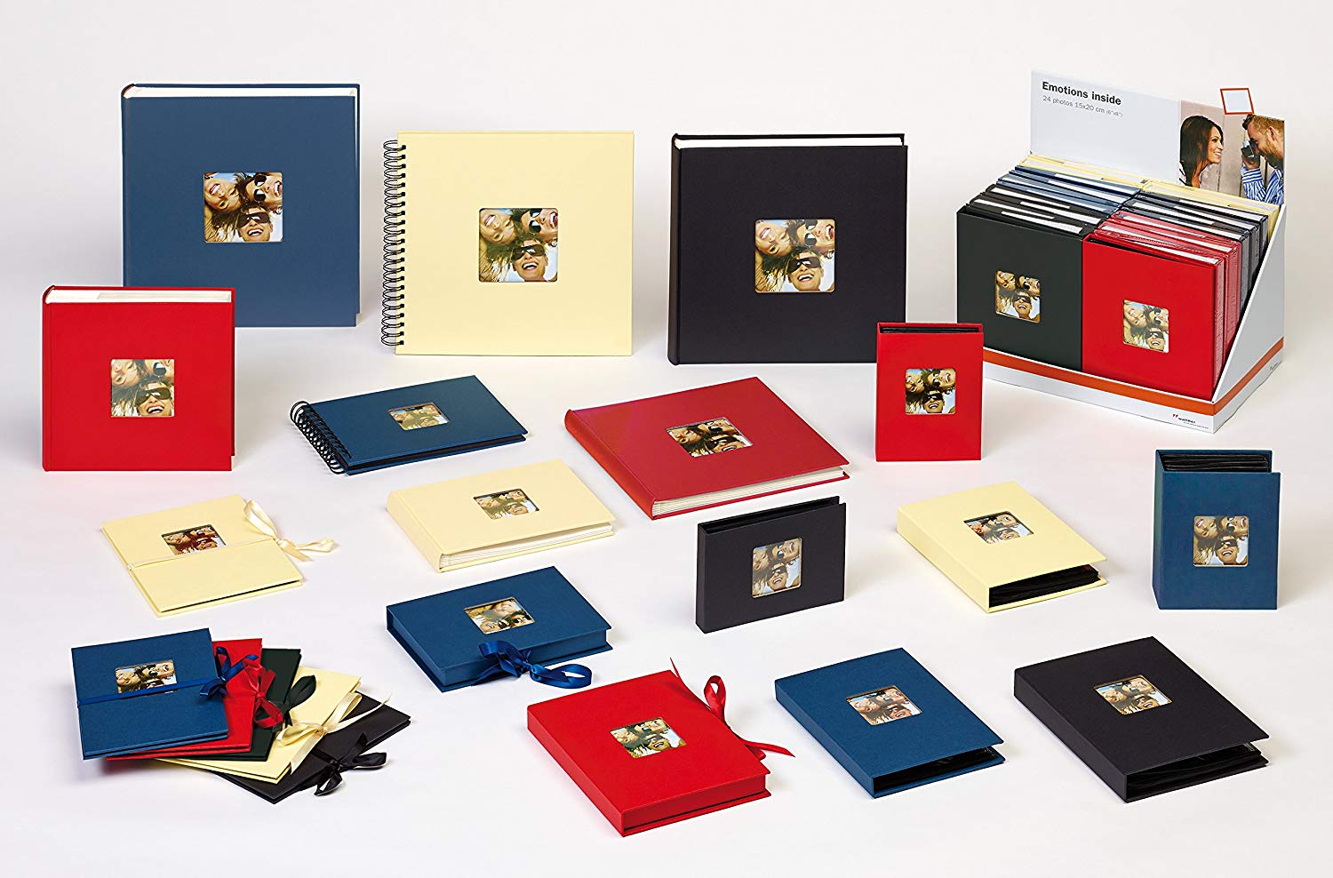 walther Design Photo Album Cream 400 Photos 10x15 cm Stock Album with Cover Punching, Fun EA-110-H, 31 x 33 cm - Image 4