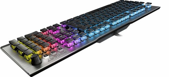 ROCCAT Vulcan 100 - Mechanical RGB Gaming Keyboard, AIMO LED Per-Key lighting, ROCCAT Titan switches, durable design (aluminum top plate), multimedia wheel - Image 4
