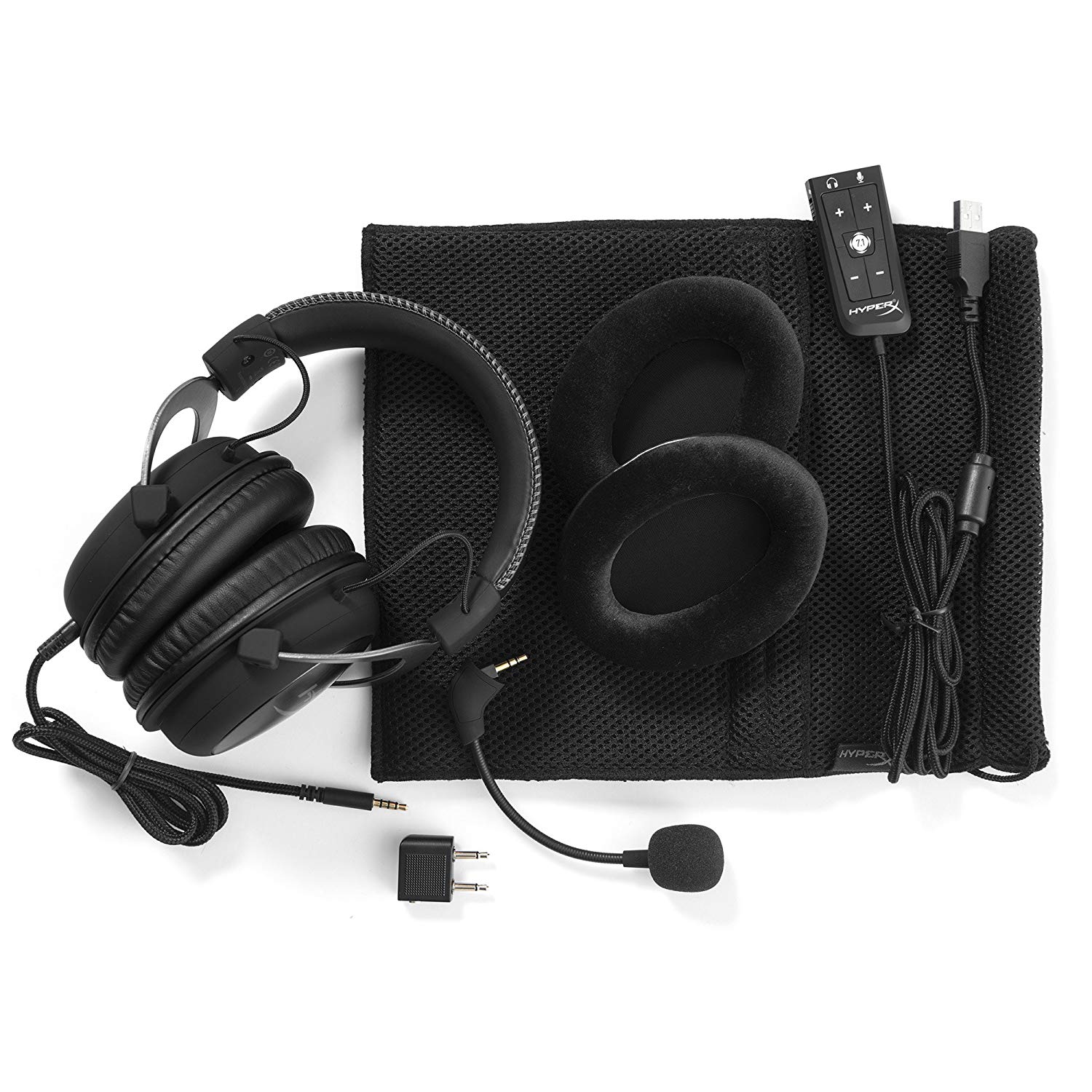 HyperX Cloud II - Gaming Headset PC/PS4/Mac/Mobile, gunmetal - 53 mm Driver Size, 53mm Drivers - Image 4