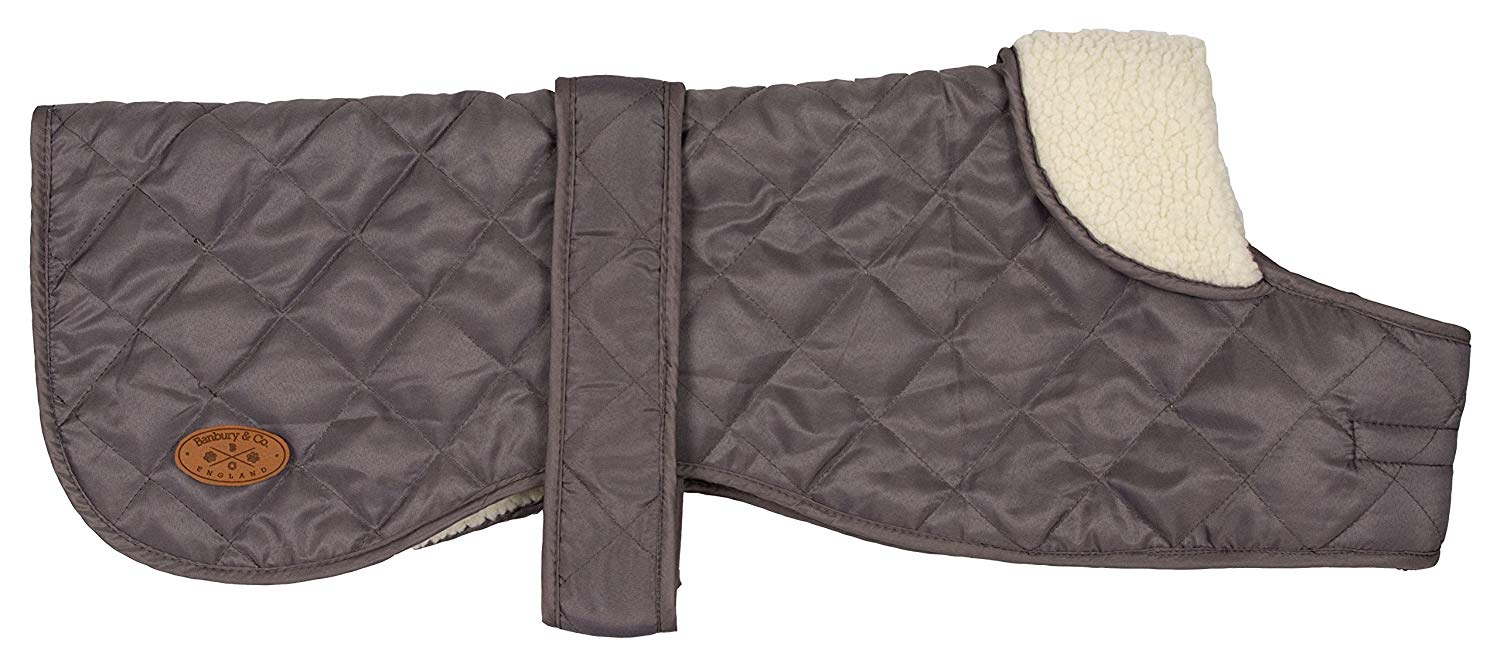 Banbury & Co Waterproof Dog Jacket, Quilted Thermal Fleece Lined Winter Rain Coat - Image 2
