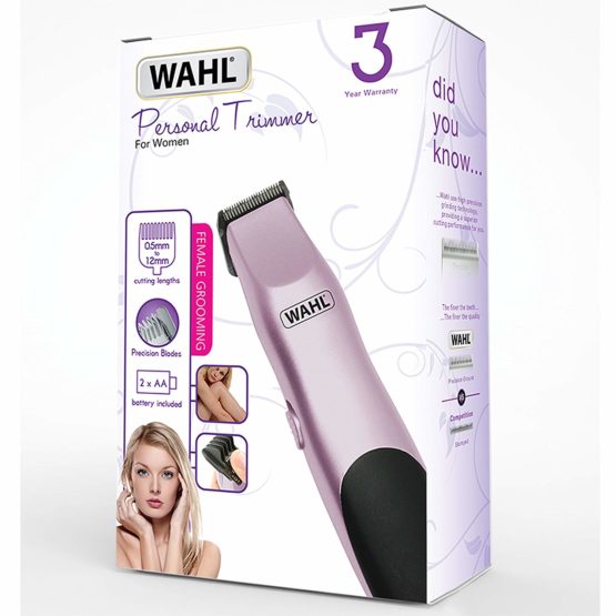 Wahl Personal Trimmer for Women, Bikini Trimmers, Ladies Shavers, Female Hair Removal Methods, Bikini Trimming and Styling, Battery Operated, Personal Trimming Kit - Image 3