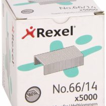 Rexel No.66/14 mm Heavy Duty Staples, For Stapling up to 100 Sheets, Use with the Rexel Giant and Goliath Staplers, Box of 5000, 6075