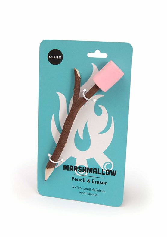 Luckies of London OTOTO"Marshmallow" Cute Pencil with Eraser - Image 2