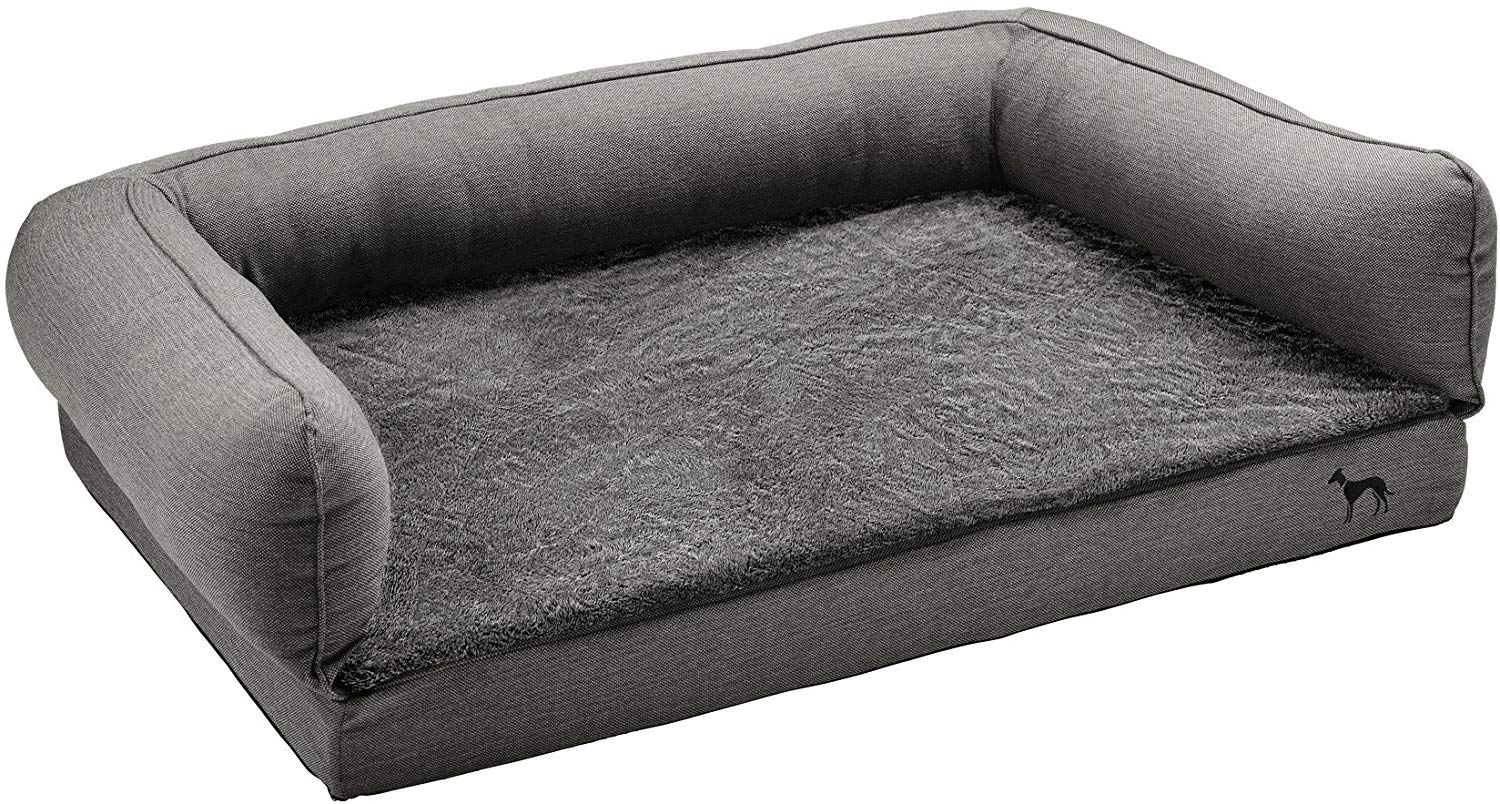 HUNTER Orthopedic Livingston Anthracite Dog Sofa, 80 X 60 cm, Medium
